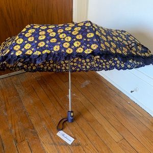 Shoshanna Flower Print Auto Open Umbrella